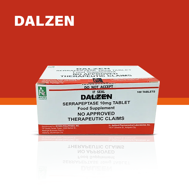 DALZEN Serrapeptase 10mg 100 Tablets