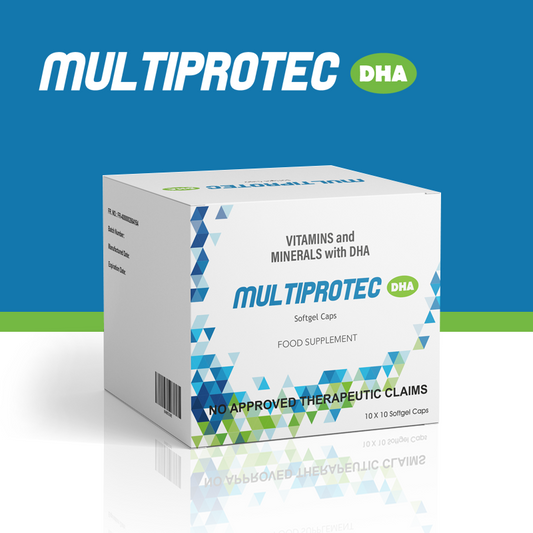 MULTIPROTEC DHA Vitamins and Minerals with DHA 100 Tablets